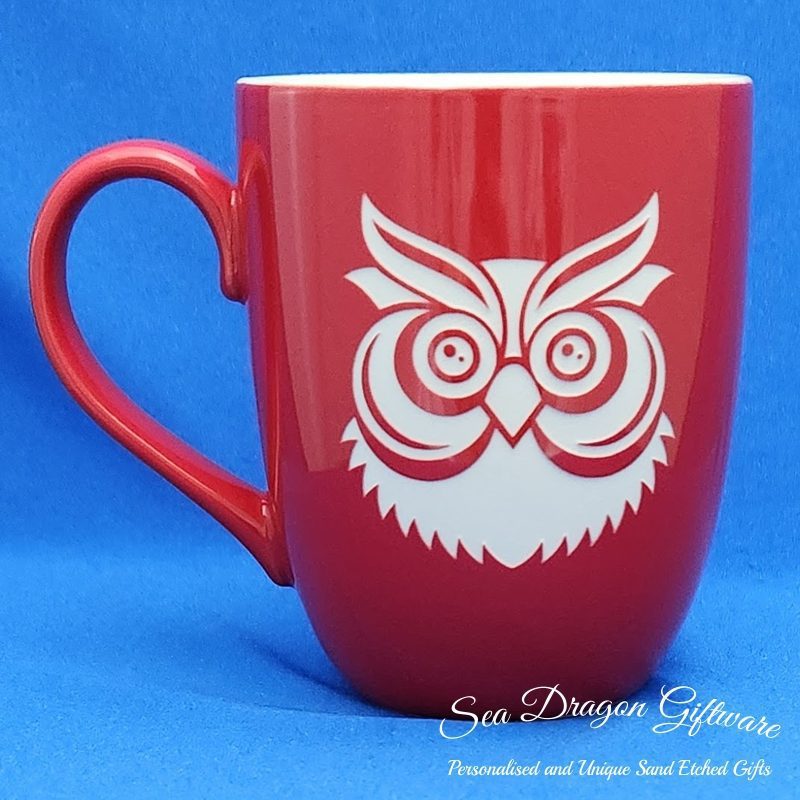 Owl Face - Red