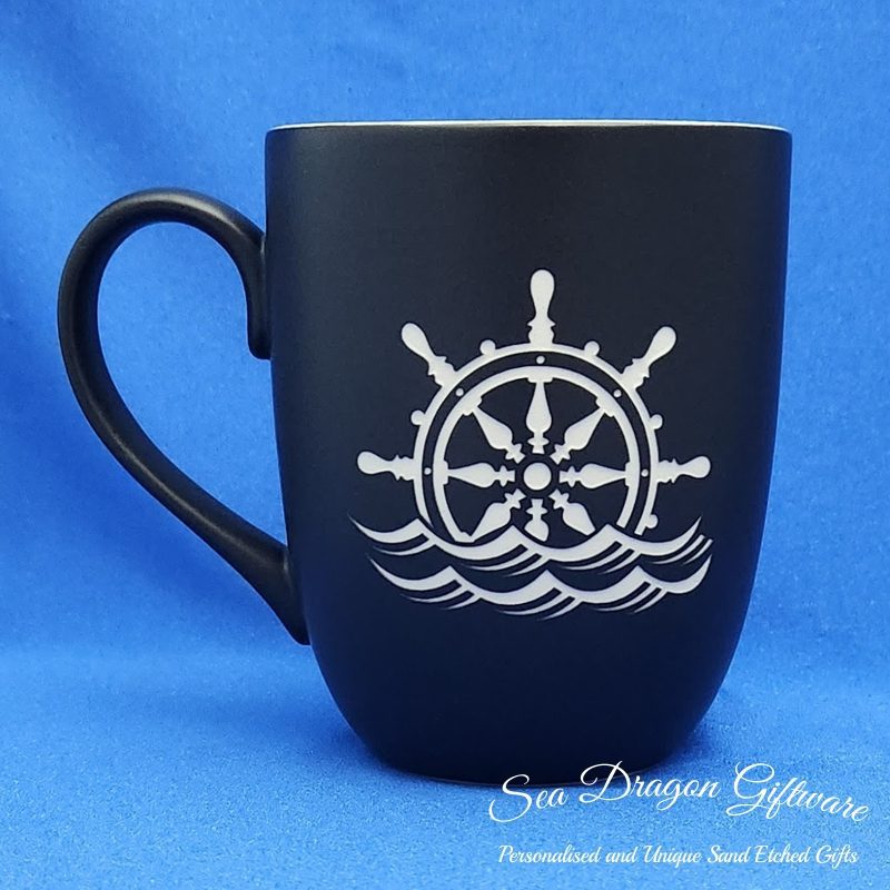 Ship Wheel - Black Matt