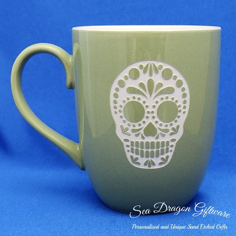 Sugar Skull #2 - Green