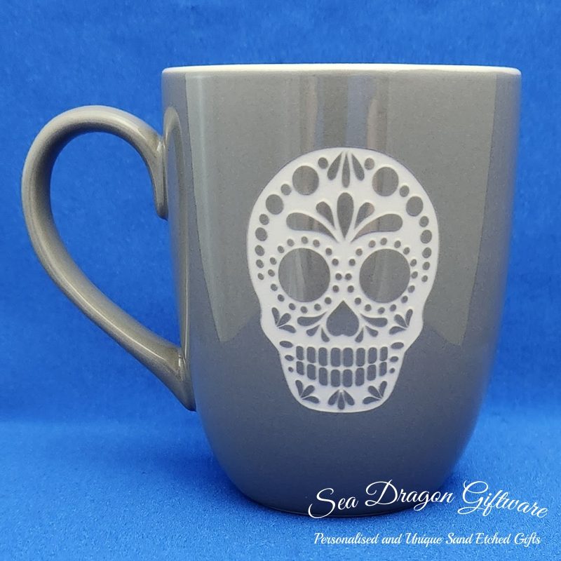 Sugar Skull #2 - Grey