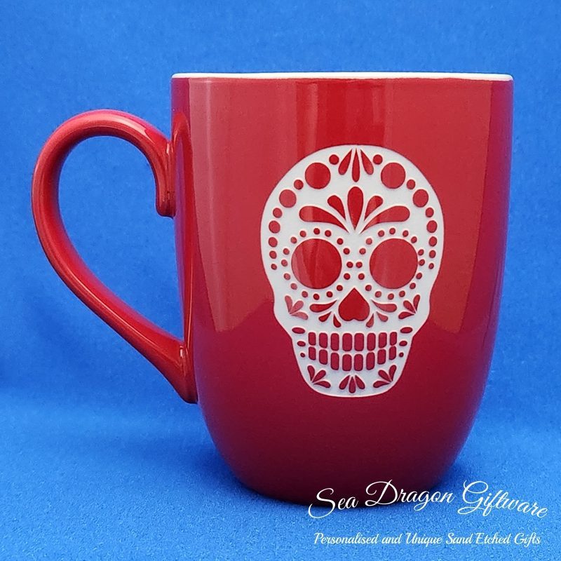 Sugar Skull #2 - Red