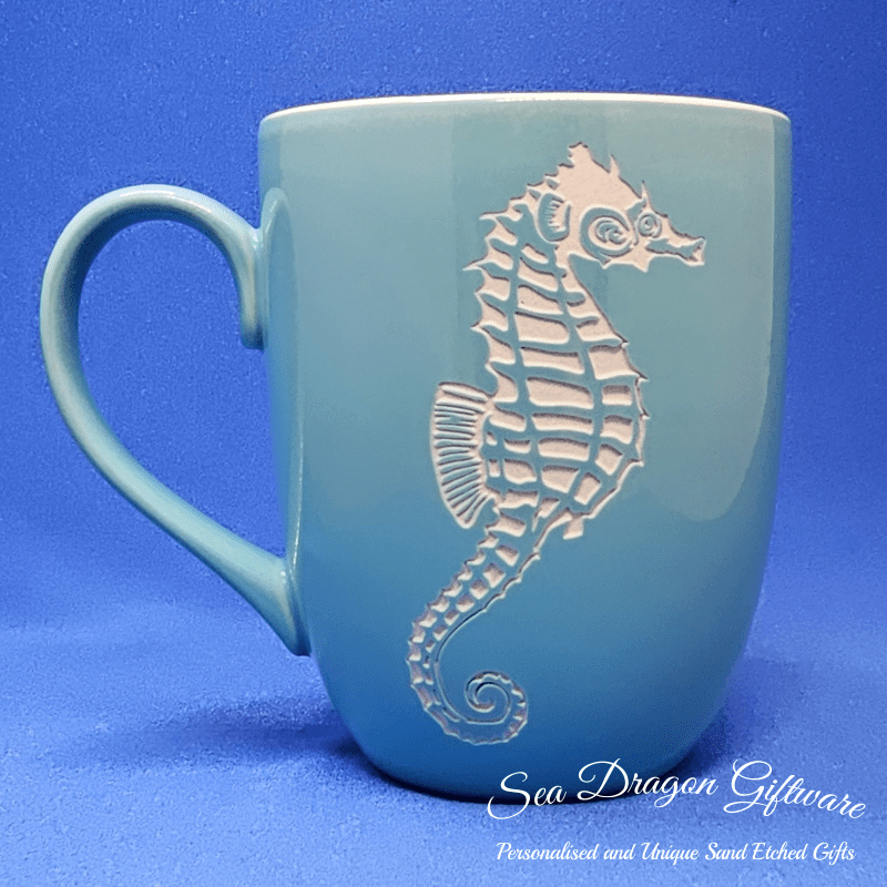 Seahorse #3 - Blue