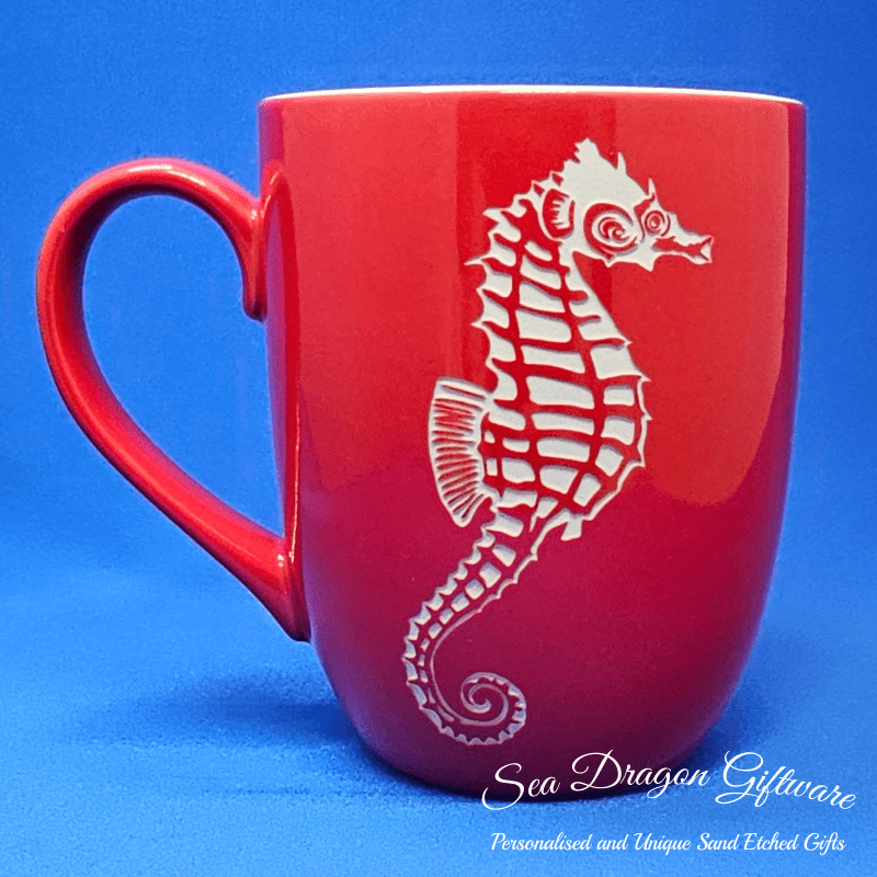 Seahorse #3 - Red